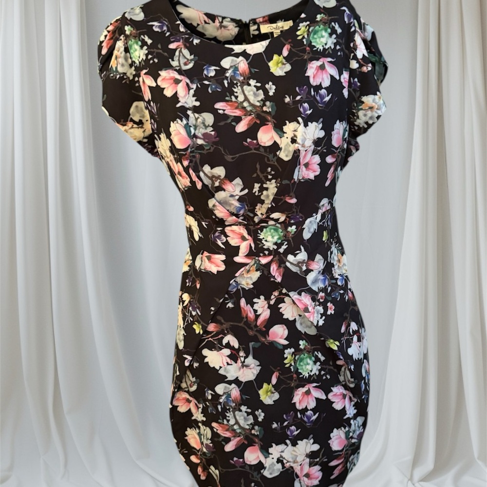 Darling Black Floral Mini Dress